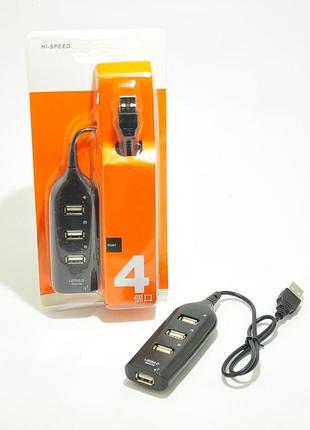 Insten 4-port usb hub black юсб хаб3 фото