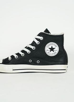 Кросівки кеди шкіряні теплі converse розмір 37.5