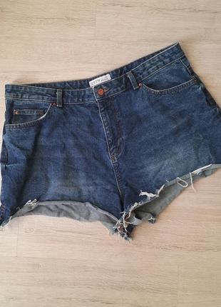 Стильные короткие джинсовые шорты большого размера