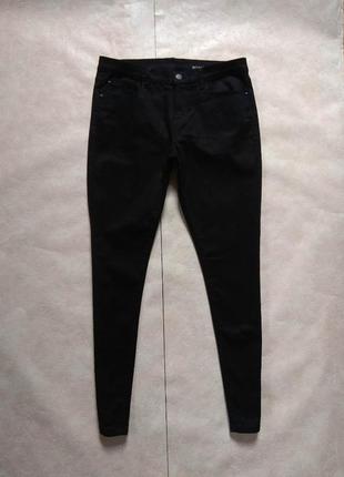 Брендовые черные джинсы скинни с высокой талией principles, 12 размер.
