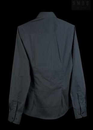 Рубашка стрейч, новая smog, размер-xs, т-срй дым, 15у€в