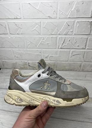 Женские кроссовки premiata golden goose voile blanche dior prada gucci