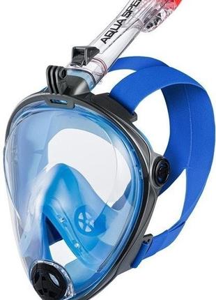 Полнолицевая маска aqua speed spectra 2.0 7073 синий, черный муж l/xl (5908217670731)