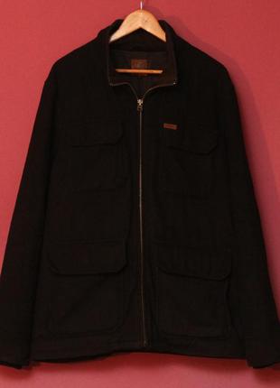 Carhartt shire jacket xl пальто з вовни та віскози