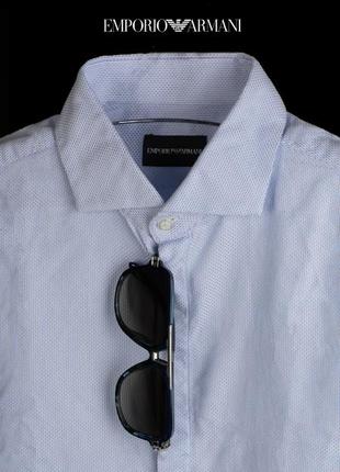 Премиум рубашка emporio armani, новая, оригинал, 100% cotton люкс качества, размер: 42 16/1/2 m-s, 40у€в