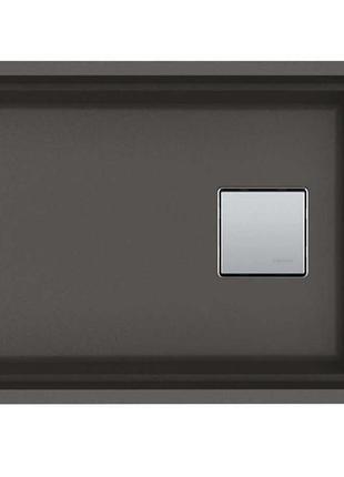 Кухонная мойка franke kubus 2 kng 110-62 (125.0716.659) гранитная - монтаж под столешницу - цвет серый сланец