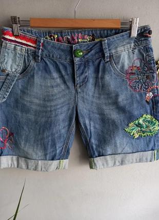 Джинсові шорти desigual4 фото