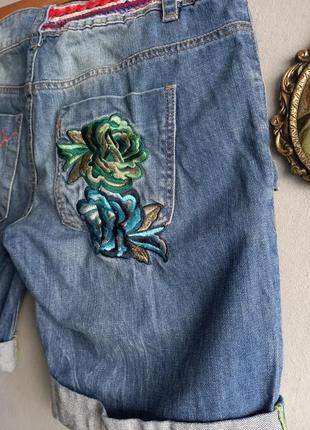 Джинсові шорти desigual5 фото