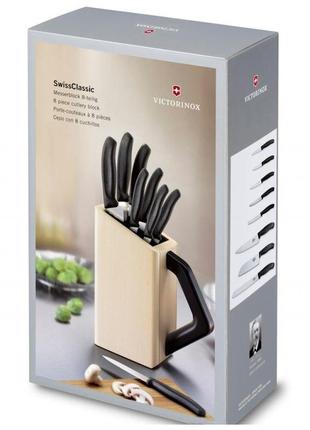 Набір кухонний victorinox swissclassic cutlery block (6.7173.8)7 фото