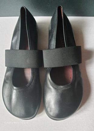 Итальянские легкие кожаные туфли на резинке accatino