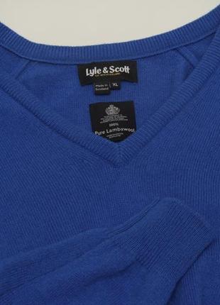 Lyle & scott рр xl pure new wool свитер из гиппоалеергенной шерсти