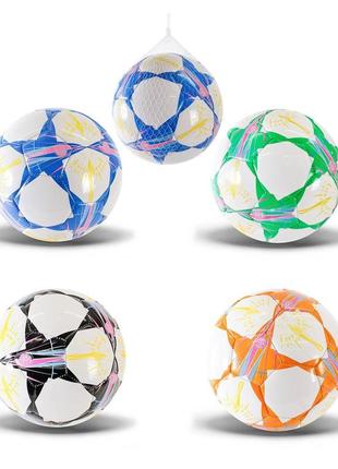 М'яч футбольний арт. fb24011 (60 шт.) no5, pvc, 330 грамів, 4 мікс