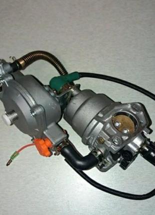 Карбюратор комбинированный газ-бензин бензинового двигателя 177f/188f/190f/192f