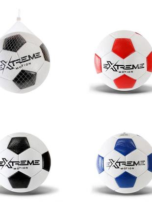 Мяч футбольный арт. fb1446 (60шт)  №5, pu, 320 грамм, mix 3 цвета,сетка+игла