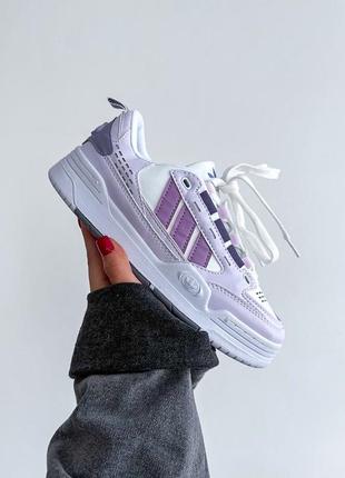 Неймовірні жіночі кросівки adidas adi2000 purple white бузкові