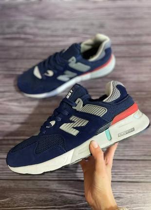 Розпродаж чоловічі весняні шкіряні кросівки new balance весна літо