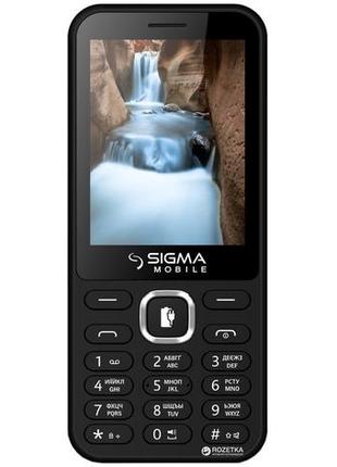 Мобильный телефон sigma mobile x-style 31 power black 3100 ma/ч