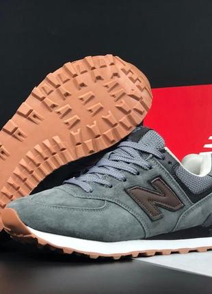 Жіночі кросівки new balance 574 grey нью беланс сірого кольору