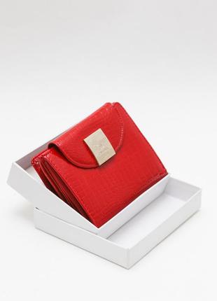 Шкіряний гаманець червоний