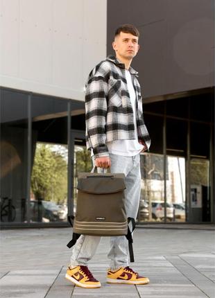 Чоловічий рюкзак sb rene balance хакі `gr`3 фото