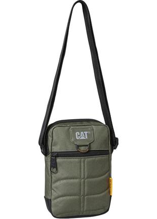 Малая повседневная плечевая сумка cat millennial classic 84059;551 оливковый