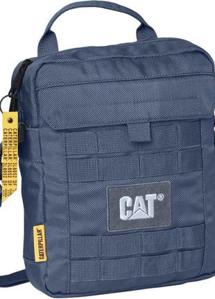 Повседневная плечевая сумка cat combat 84036;540 темно-синий