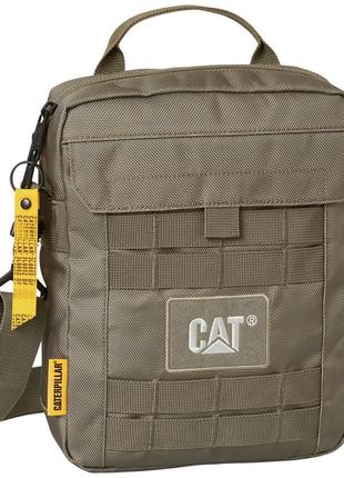 Повседневная плечевая сумка cat combat 84036;551 оливковый