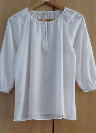 Супер брендова сорочка блуза блузка бавовна мережка