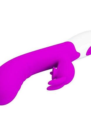 Вібратор подвійний силіконовий pretty love — cerberus rabbit vibrator