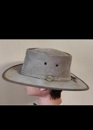 Замшевая шляпа  barmah hats. оригинал.