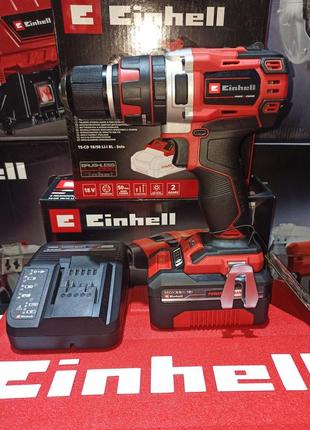 Шуруповерт ударный бесщеточный einhell te-cd 18/50 li-i bl + аккумулятор 4 а/часа зарядное устройство 45139424 2