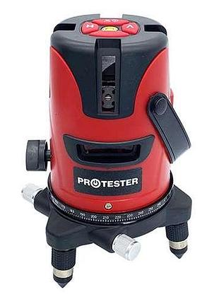 Лазерный осепостроитель 5 линий 1h/4v (красный луч) protester ll605r