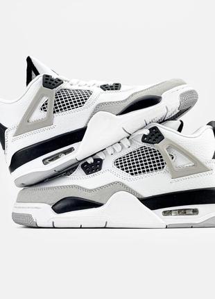 Мужские кроссовки Tyreke air jordan 4 retro military black 41-42-43-44-45