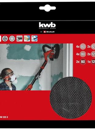 Шлифовальные круги 225 мм 15 шт kwb (491066)
