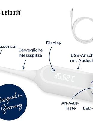 Базальный медицинский термометр для контроля менструального цикла ovy bluetooth4 фото