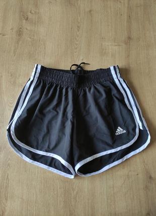 Женские спортивные шорты с встроенными трусами adidas ,  оригинал. размер xs.