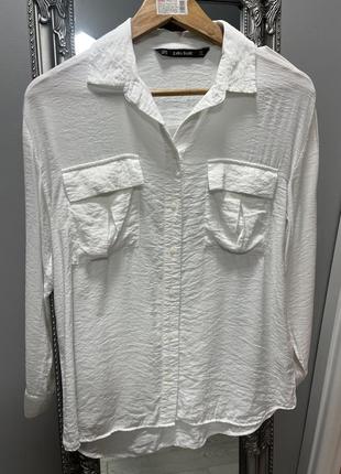 Белая рубашка блуза