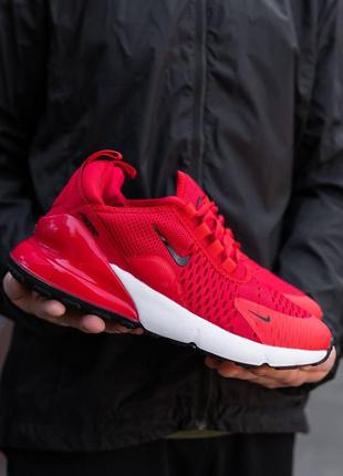 Мужские кроссовки nike air max 270 red white