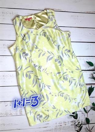 Чудова ніжно-жовта сукня плаття футляр міді в квітковий принт jacques vert, розмір 58 - 60
