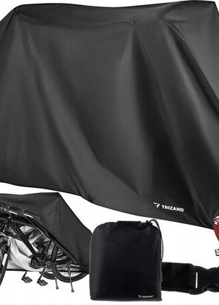 Чехол на велосипед / мотоцикл от дождя и пилы + сумка trizand (22271) black