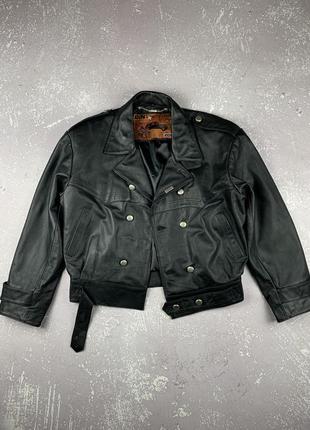 Ixs motorcycle leather jacket western винтажная кожаная куртка косуха