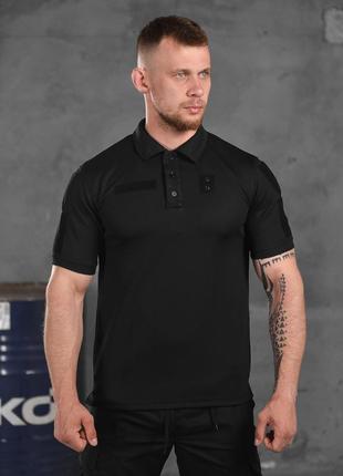 Тактическая футболка polo black(30 - 01)
