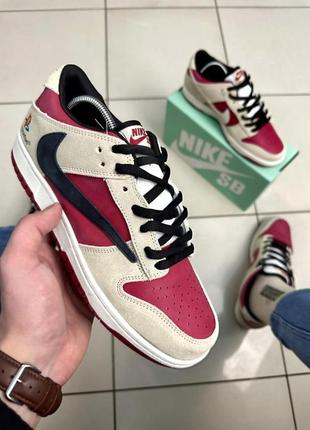 Кросівки nike sb dunk (ps creamy red)