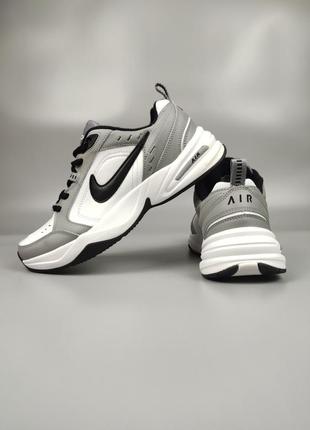 Nike air monarch iv white grey black