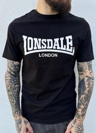 Футболка lonsdale black big logo