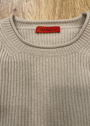 Стильный шерстяной джемпер пуловер 100% wool