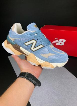 Жіночі кросівки new balance 9060 blue нью беланс блакитного кольору