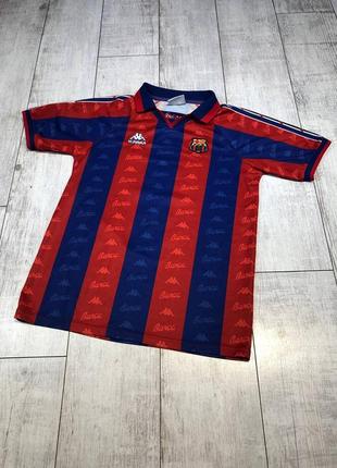 Редкое винтажное футбольное поло kappa barcelona ronaldo 1997