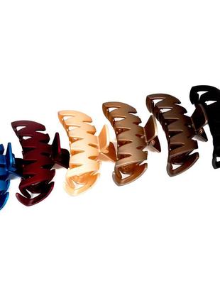 Набір крабиків для волосся матовий-22 0403-1034, 6 шт.