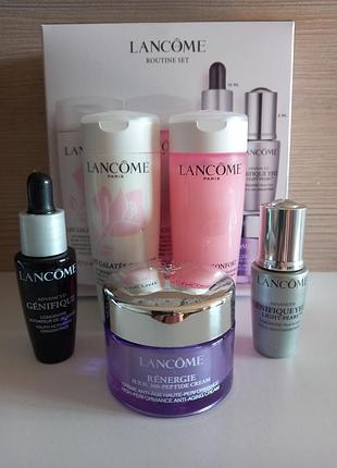 Подарочный набор lancome routine set 5 единиц